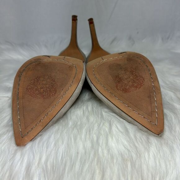 Vince Camuto Alleema Taue Suede Slingback Heels Sz 7 - Picture 6 of 6
